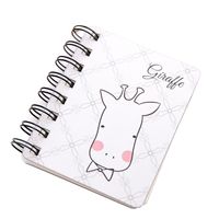 Cute Cartoon Animal Flip Coil Mini Portable Notebook Pocket Notepad Wholesale main image 5