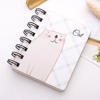 Cute Cartoon Animal Flip Coil Mini Portable Notebook Pocket Notepad Wholesale sku image 14