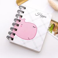 Cute Cartoon Animal Flip Coil Mini Portable Notebook Pocket Notepad Wholesale sku image 10