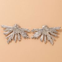 Nihaojewelry Bijoux En Gros Nouveau Style Boucles D&#39;oreilles En Diamant À Motif Géométrique Doré main image 7