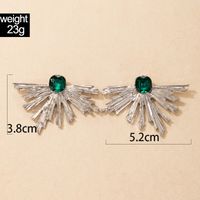 Nihaojewelry Bijoux En Gros Nouveau Style Boucles D&#39;oreilles En Diamant À Motif Géométrique Doré main image 8
