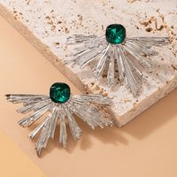 Nihaojewelry Bijoux En Gros Nouveau Style Boucles D&#39;oreilles En Diamant À Motif Géométrique Doré main image 9