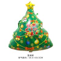 Christmas Christmas Tree Santa Claus Snowman Aluminum Film Party Balloons sku image 37