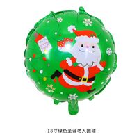 Christmas Christmas Tree Santa Claus Snowman Aluminum Film Party Balloons sku image 27