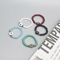 Fashion Eye Stainless Steel Beaded Rings 1 Piece main image 1