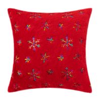 Fashion Snowflake Short Plush Pillow Cases sku image 4