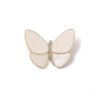 Fashion Butterfly Alloy Inlay Rhinestones Women's Brooches main image 5