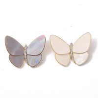 Fashion Butterfly Alloy Inlay Rhinestones Women's Brooches main image 6