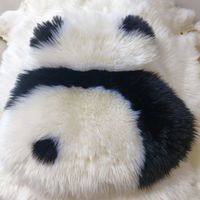 Cute Panda Wool Floor Mat main image 4