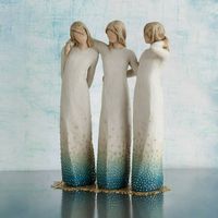 Three Women Resin Home Fashion Creative Decorative Ornaments sku image 1