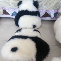 Cute Panda Wool Floor Mat main image 5