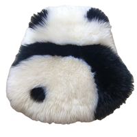 Cute Panda Wool Floor Mat main image 6