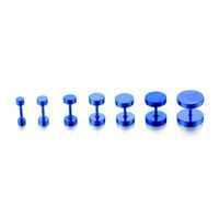 Simple Style Solid Color Stainless Steel Ear Studs 1 Piece sku image 17