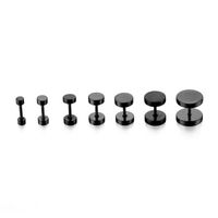 Simple Style Solid Color Stainless Steel Ear Studs 1 Piece main image 5