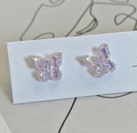 Estilo De Hadas Mariposa Resina Sintética Mujeres Pendientes 1 Par sku image 3