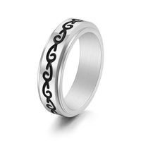 Fashion Simple Style Geometric Stainless Steel Metal Rings main image 4