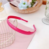 Korean Girl Color Folding Thin-edged Headband Simple Plastic Toothed Non-slip Headband Candy-colored Resin Wholesale Nihaojewelry sku image 4