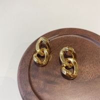 Mode Metall Design Ohrringe Unregelmäßig Kreis Weiblich Übertrieben Retro Ohrringe sku image 32