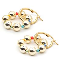 Ethnic Style Geometric Gem Earrings sku image 8