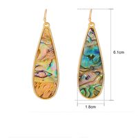 Fashion Water Droplets Alloy Plating Women's Ear Hook 1 Pair main image 5