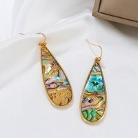 Fashion Water Droplets Alloy Plating Women's Ear Hook 1 Pair main image 4