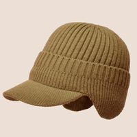 Men's Fashion Solid Color Flat Eaves Wool Cap main image 2