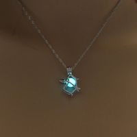 Bisutería Mayoreo Luminosa Árbol De La Vida En Forma De Corazón Collar Colgante Nihaojewelry sku image 7