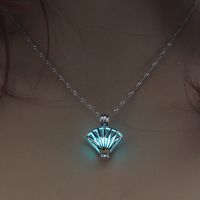 Bisutería Mayoreo Luminosa Árbol De La Vida En Forma De Corazón Collar Colgante Nihaojewelry sku image 12