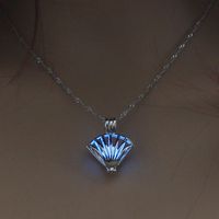 Bisutería Mayoreo Luminosa Árbol De La Vida En Forma De Corazón Collar Colgante Nihaojewelry sku image 3