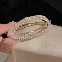 Einfacher Stil Geometrisch Legierung Dreidimensional Künstliche Perlen Haarklammer 1 Stück sku image 1