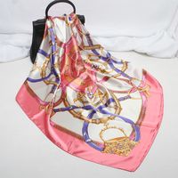 Mujeres Elegante Moda Impresión Impresión Pañuelos De Seda sku image 3
