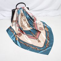 Women's Elegant Printing Satin Printing Silk Scarves sku image 55