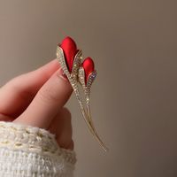 Diamond-studded Wheat Brooch Korean Fashion Coat Corsage Pin Jewelry Female sku image 17