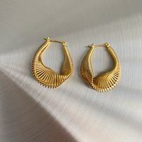 Elegant Geometric Copper Plating Earrings 1 Pair sku image 3