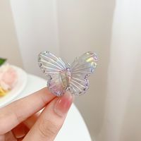 Cute Butterfly Arylic Hair Clip sku image 4