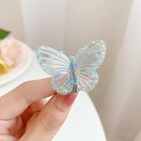 Cute Butterfly Arylic Hair Clip sku image 5
