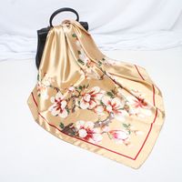 Women's Elegant Printing Satin Printing Silk Scarves sku image 89