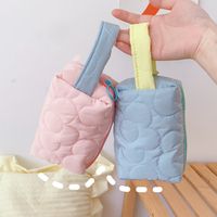 Fashion Solid Color Flower Polyester Storage Bag 1 Piece main image 3