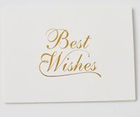 Simple Bronzing Thank You Holiday Creative Greeting Card With Envelope sku image 6