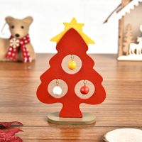 Christmas Cute Christmas Tree Wood Party Decorative Props 1 Piece main image 2