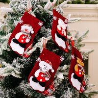 Christmas Cute Santa Claus Snowman Cloth Party Christmas Socks main image 5