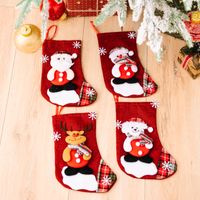 Christmas Cute Santa Claus Snowman Cloth Party Christmas Socks main image 2