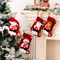 Christmas Cute Santa Claus Snowman Cloth Party Christmas Socks main image 3