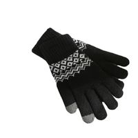 Women's Retro Geometric Imitation Cashmere Gloves 1 Pair main image 3