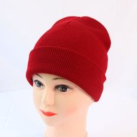 Unisex Basic Solid Color Eaveless Wool Cap sku image 7