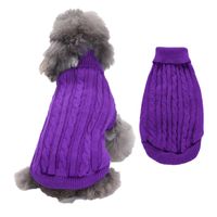 Fashion Acrylic Solid Color Pet Clothing main image 3