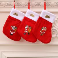 Christmas Cute Santa Claus Cloth Party Christmas Socks sku image 1