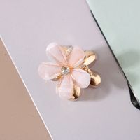 Sweet Flower Alloy Artificial Crystal Artificial Pearls Resin Hair Claws sku image 26