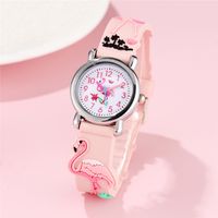 Cute Flamingo Buckle Quartz Kids Watches main image 3