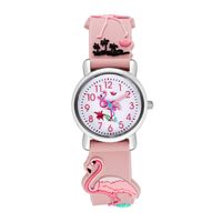 Cute Flamingo Buckle Quartz Kids Watches sku image 3